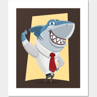 Well Dressed Shark Posters and Art